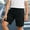 Black, variant on Liyamei Boys Quick Drying Athletic Shorts with Pockets for Summer Sports Size 7-12,Black