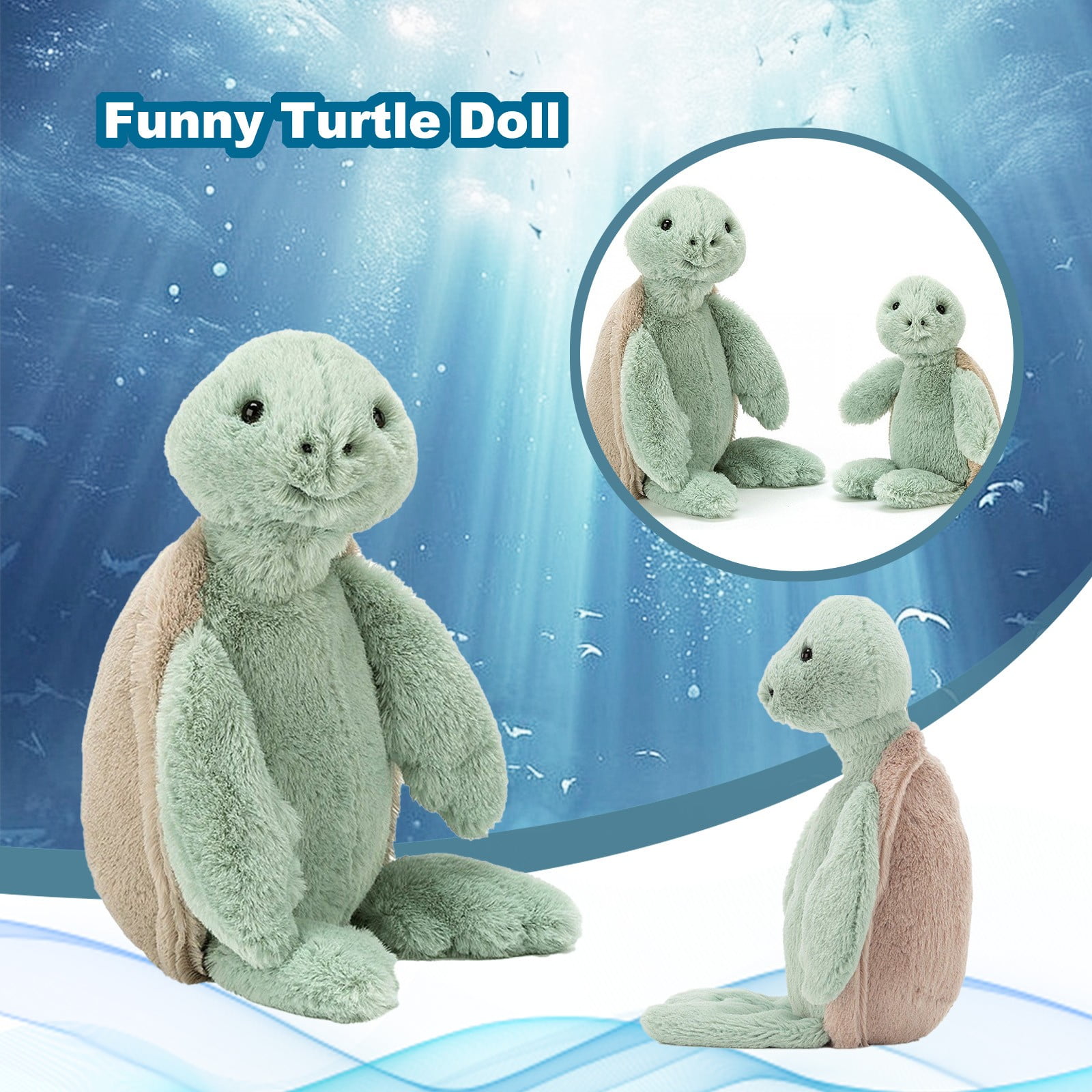 JEy-cat Timmy Turtle, Pillow Stuffed Animals Funny Soft Plushies