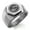 Silver, variant on Stainless Steel Cosmic Element Rune Engraved Hexagon Crest Flat Top Biker Style Polished Ring