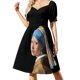 thumbnail image 1 of Vestido de manga corta de La Chica de la Perla vestidos con mangas largas Vestido para embarazadas ropa Vestido, 1 of 7