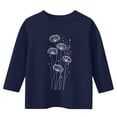 thumbnail image 2 of OGLCCG Girls' 3/4 Sleeve T-Shirt Round Neck Spring Casual Shirts Tops Lightweight Soft Graphic Print Tunic Blouses for Kids 3-12 Years, 2 of 4