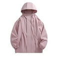 thumbnail image 1 of RXIRUCGD Men's Spring And Charge Coat Thin Outdoor Mountaineering And Riding Windproof Work Coat, Pink, Size: M, 1 of 4