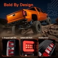 thumbnail image 3 of TRUE MODS Smoked LED Tail Light Assembly Replacement for 2014-2018 Chevy Silverado 1500 (14-18) 2015-2019 Silverado 2500 3500 HD (15-19) w/Stock Halogen Taillight Custom Rear Brake Turn Signal Lamp, 3 of 8
