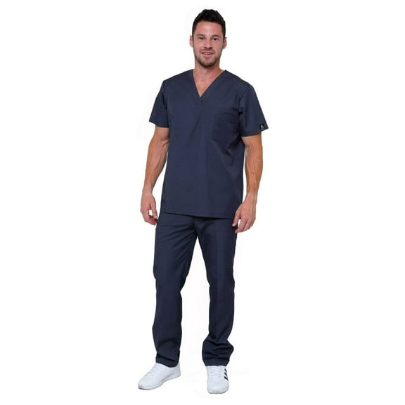 Men's Lightweight 6 Pocket Classic Uniform Scrubs - Style 101