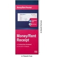 thumbnail image 2 of 6 Pack Receipt Book with Carbon Copies, Money and Rent Receipt Book 2 Part Carbonless, 2-3/4" x 6-1/2" Receipt Book for Small Business, 50 Sets per Book, 2 of 5
