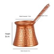 Turkish Coffee Pot, Greek Coffee Maker Pot, Hammered Copper Coffee, Copper Pot, Maker, Large 330ml Capacity