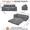 Dark Gray, variant on Modern Sofas 82.25" Convertible Sofa Bed,Loveseat Sleeper Sofa,2 in 1 Sofa, Corduroy Pull Out Sofa Bed,5 Pillows , Side Pocket,No Assembly, Two Cup Holders,Wide Armrest,3 Seat,Blue,Rustic Sofas