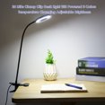 thumbnail image 4 of Graflsoa Lampe à Pince USB Flexible avec 24 LEDs, 3 Modes de Couleur, Gradation Continue, Col de Cygne Réglable, Noir, 4 of 7