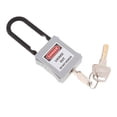 thumbnail image 2 of kurtrusly PL38-KD 38 mm PVC Curved Safety Lockout Padlock Grey 90x40x19 mm 1 Pc, 2 of 6