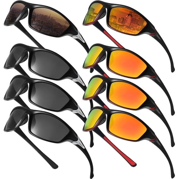 8 Pairs Polarized Sunglasses