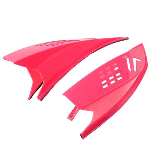 SOPOTUTU 2Pcs Pink Motorcycle Decorative Accessories Bull Horns Aerodynamic Design Lightweight Pair for Bikes