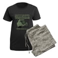 thumbnail image 5 of CafePress - Mahoneys Club Women's Dark Pajamas - Women's Short Sleeve Print T-Shirt and Pants Dark Cotton Pajama Set, 5 of 7