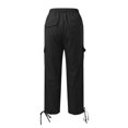 thumbnail image 4 of SNKSDGM Women's Plus Black Dress Pants Women Plus Size 24W Work Pants Women Long Stretch N Street Slacks with Loose Straps and Loose Drawstrings, 4 of 4