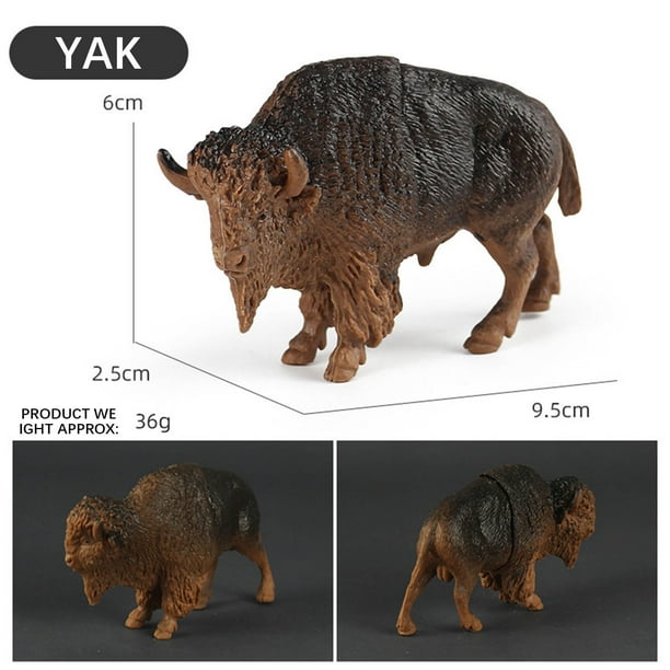 Set de juguetes de animales salvajes - Figuras de peluche suave de 12 piezas para decoración de salas de juegos y juegos educativos