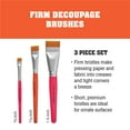thumbnail image 3 of Mod Podge Firm Decoupage Brush Set 3pc, 3 of 5
