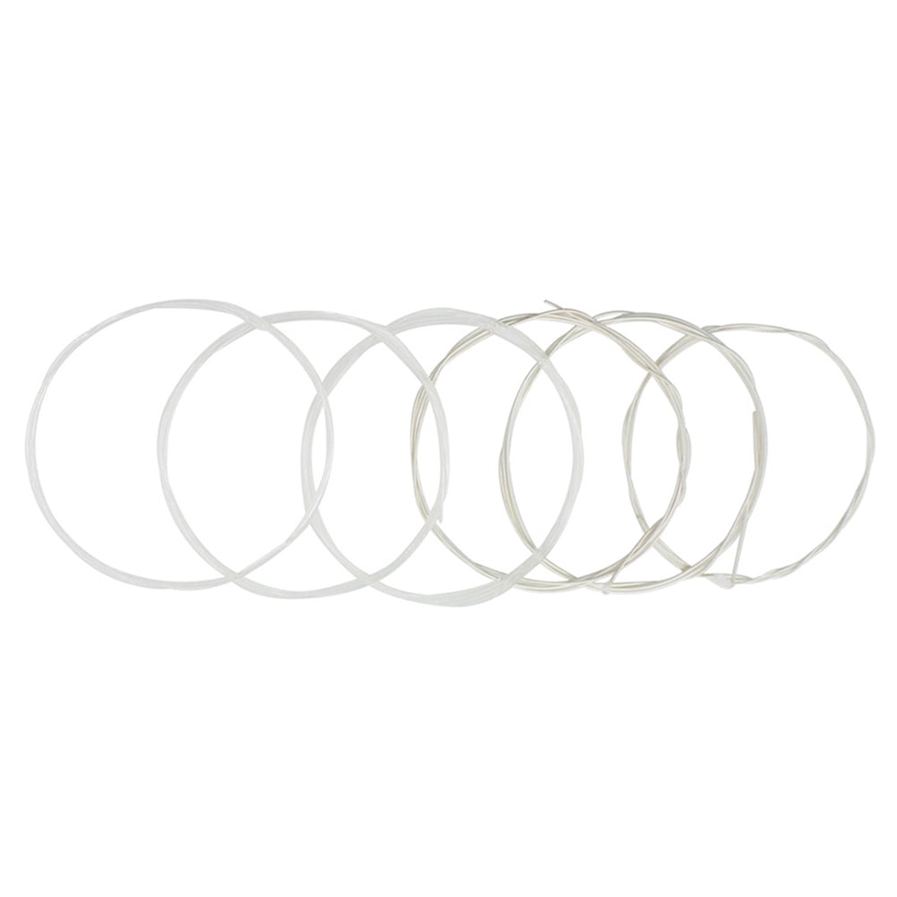 Nylon Strings, Nylon Core Replacement Strings, Transparent Nylon Silver