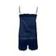 thumbnail image 5 of Conjunto de pijama sexy de encaje liso para mujer, con camisola y pantalones cortos, 2 piezas, tirantes ajustables, 5 of 5
