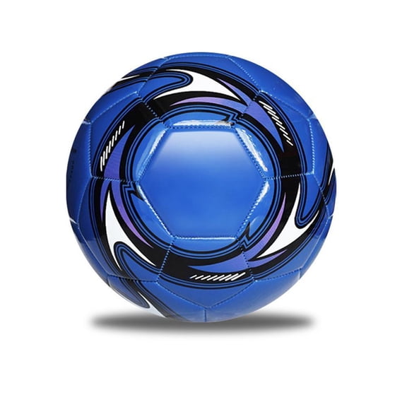 Size 5 Soccer Ball, Durable Rubber Training Soccer Ball, Official Standard Football for Indoor Outdoor Practice, Game & Backyard Play(Blue)