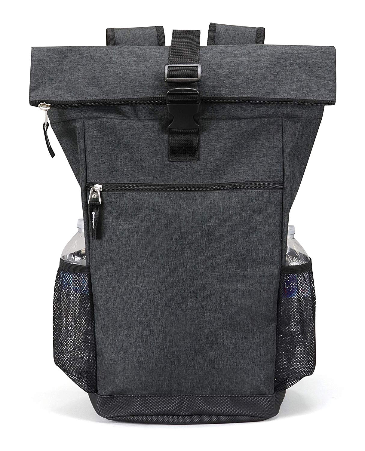 K-Cliffs Unisex College, High School Student Laptop Backpack, Charcoal, Polyester