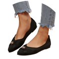 thumbnail image 3 of oqasdz Casual Shoes for Women Fashion Slip On Flat Dress Shoes Pointed Toe Soft Sole Comfortable Driving Loafers for Work Business Outdoor Summer, 3 of 7