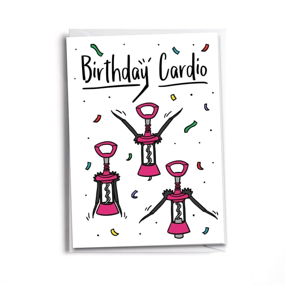 Tarjeta de cumpleaños Sole Inspired con humor para amante del vino