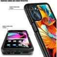 thumbnail image 2 of Nagebee Phone Case Compatible for Motorola Moto G 5G (2022) with [Built-in Screen Protector], Full-Body Protective Shockproof Rugged Bumper Cover, Impact Resist Durable Case (Colorful), 2 of 5