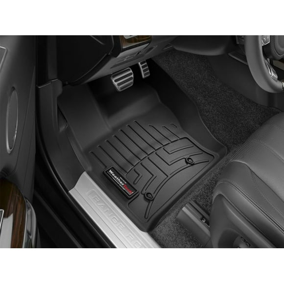 Weathertech Floor Liner 444801 FloorLiner; Molded Fit; Black; Thermoplastic Polyolefin TPO; 2 Piece