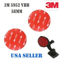 3M Double Sided Strong Industrial Grade Adhesive Tape, Foam, Dark Grey, 2 x 58 mm