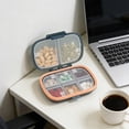 thumbnail image 7 of Mini Weekly Pill Organizer Box | 7-Day Portable Travel Case with Removable Compartments | Moisture-Proof & Airtight Storage for Pills, Vitamins, Jewelry, 7 of 7
