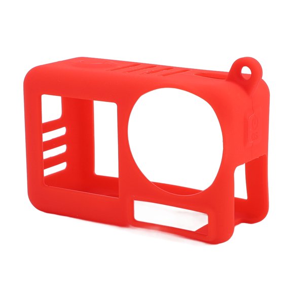 Silicone Case for Action 5 Pro Accessories, with Anti Lost Lanyard, Anti Scratch Soft Silicone Protective Cover Case