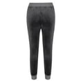 thumbnail image 5 of BLVB Women's Velour Sweatpants Winter Velvet Trouser Joggers Soft Comfy Active Yoga Sportswear Lounge Pants with Pockets Dark Gray, 5 of 6