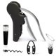 thumbnail image 2 of Stainless Steel Wine Bottle Opener Compact Vertical Corkscrew with Foil Cutter Set of 5 with a Gift Box, 2 of 5