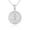 White, variant on Gold United States Army Officially Licensed Eagle Emblem Medallion (10K White Gold, Pendant with 16" chain)