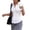 White #003, variant on Short Sleeve Button Up Women Y2k Ruched Tops with Collared Fitted Button Down Shirts for Women 2026 Summer Fashion, S