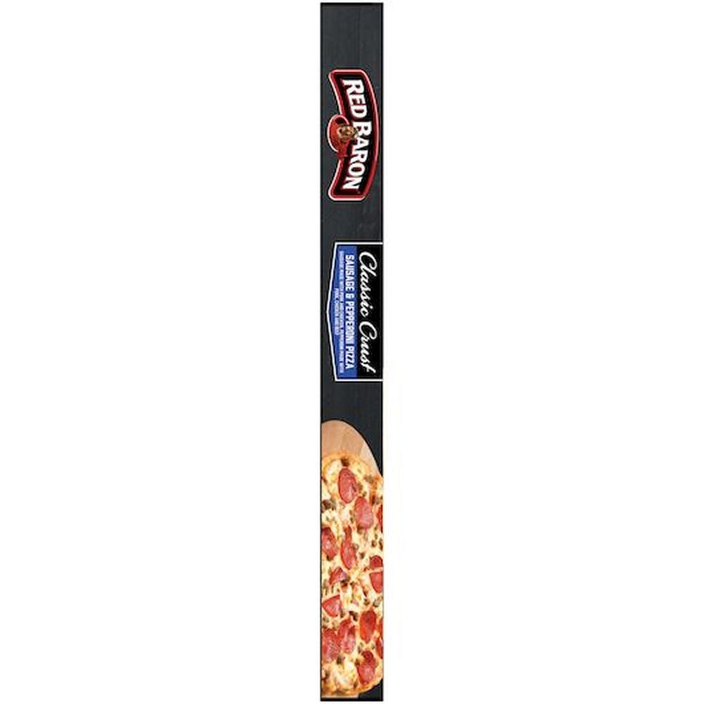 Red Baron Classic Sausage and Pepperoni Crust Pizza, 21.95 Ounce -- 16 per case