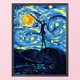 thumbnail image 2 of Cuadros Decorativos Van Gogh Jack bordado completo hilo de algodón DIY Kits de costura 11CT contados, 2 of 8