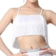 thumbnail image 4 of Top de baile con flecos y borlas para mujer, camiseta sin mangas para vestir en fiestas y discotecas. Blanco M, 4 of 9