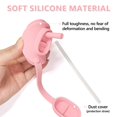 thumbnail image 5 of Soda Can Lids with Straw&Handle, Reusable Straws Silicone, Can Covers for Soda, BPA-Free, Airtight Seal, Fits Standard 12oz & 16oz Cans(Pink), 5 of 7
