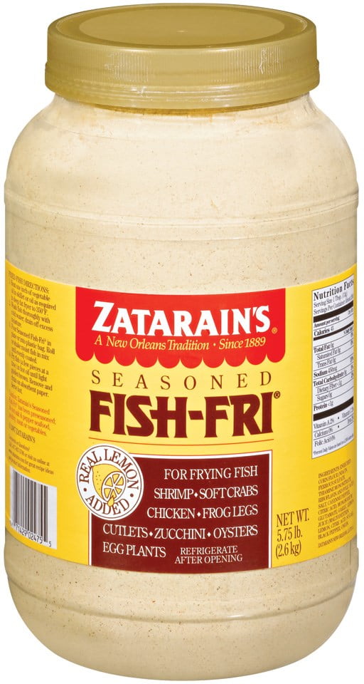 Zatarain's Seasoned Fish Fri Seafood Breading Mix, 5.75 LB