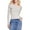 Pebble, variant on DKNY Jeans Womens Ribbed Asymmetrical Neck Pullover Sweater