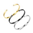 thumbnail image 4 of Brazaletes de mujer de acero inoxidable, joyería de brazalete para grabado láser Wobythan 10 piezas, 4 of 7
