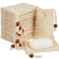 thumbnail image 1 of Bolsa exfoliante de sisal, bolsa ahorradora de jabón Cunhill para baño, 1 of 7