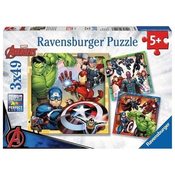 Ravensburger 3x49 Piece Puzzle Avengers 080403
