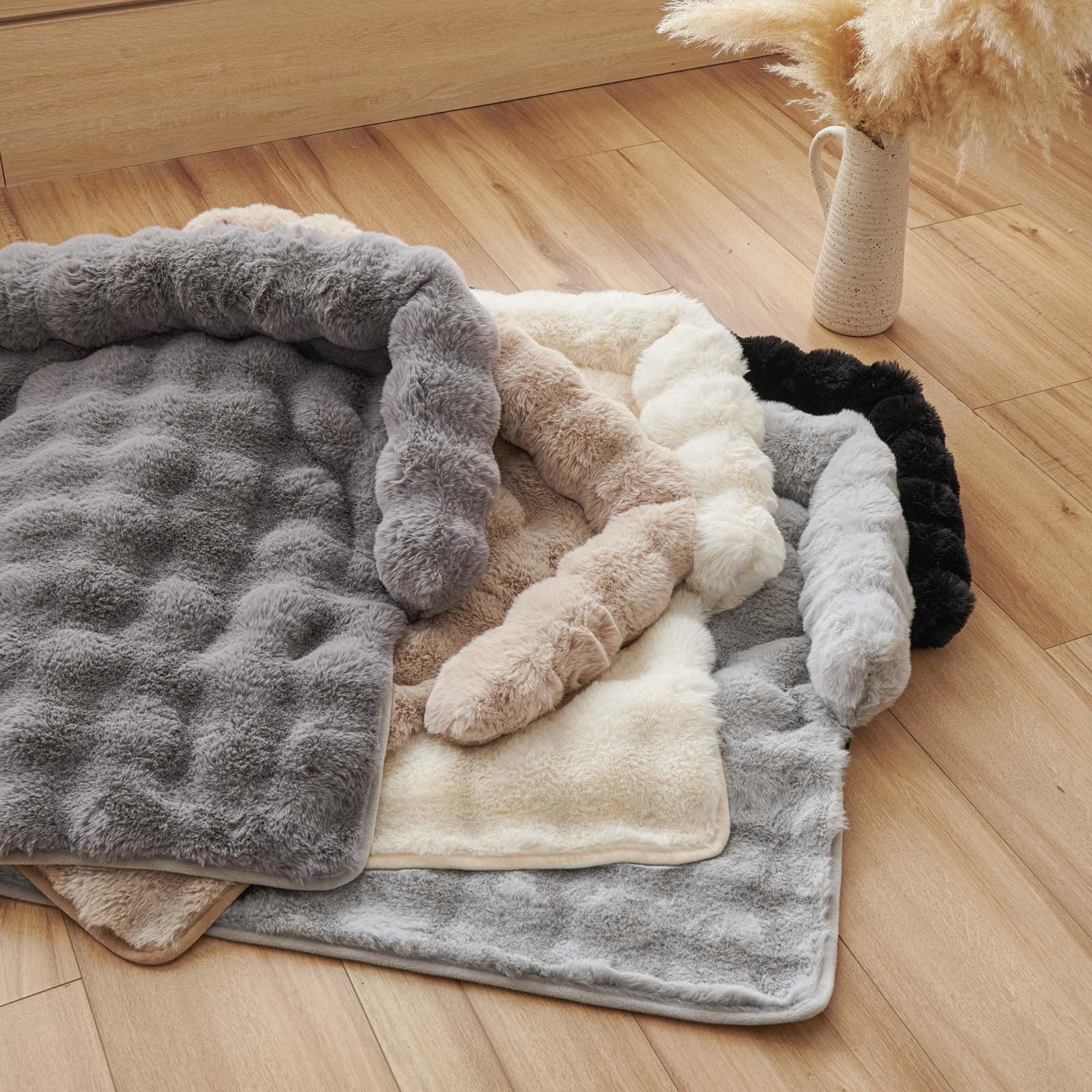 Cozy Dog Mat For Couch Washable Furniture Protector Calming Pet Bed Sofa Cover For Puppy And Cats