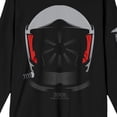thumbnail image 2 of 2001 A Space Odyssey Astronaut Helmet Crew Neck Long Sleeve Women's Black Tee-Small, 2 of 4