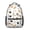 Chubby Cat White, variant on Galaxy Cat Head Black Pattern Backpack for School, Cute School Bag with Adjustable Shoulder Straps and Padded Back, 15.3"x11"x6.7"