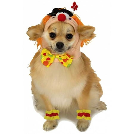 Clown Pet Pet Costume - Medium