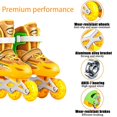 thumbnail image 3 of Juego De Patines Para Niños Patines De Ruedas Con Iluminación Cómodos Patines En Línea Transpirables Yuarrent OD016750-06, 3 of 6