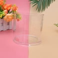 thumbnail image 1 of WHAMVOX Cotton Swabs Dispenser Transparent Square Storage for Women 1Pack, 1 of 6
