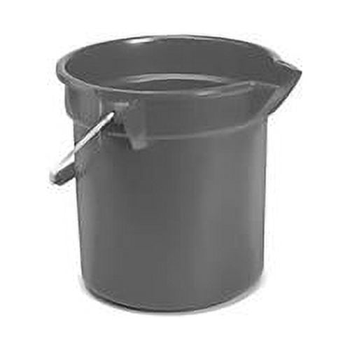 Rubbermaid 8916181 FG296300GRAY 10 qt. Heavy Duty Bucket, Gray